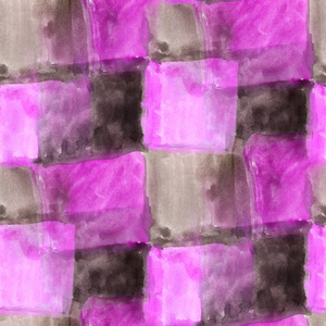 抽象水彩紫色 黑色无缝纹理手绘