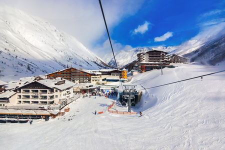 山滑雪度假村 obergurgl 奥地利