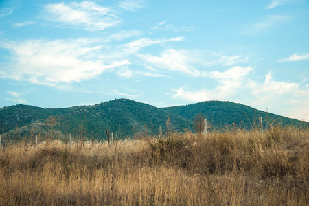 卡斯托里亚附近的夏天风景