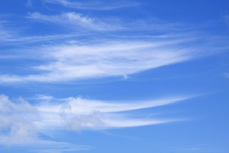 蓝蓝的天空，白云背景