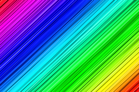 在彩虹的颜色纹理的直线