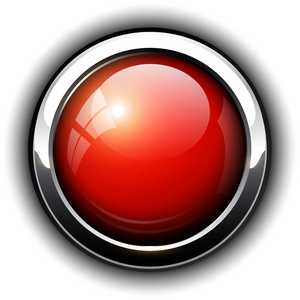 红色闪亮按钮照片