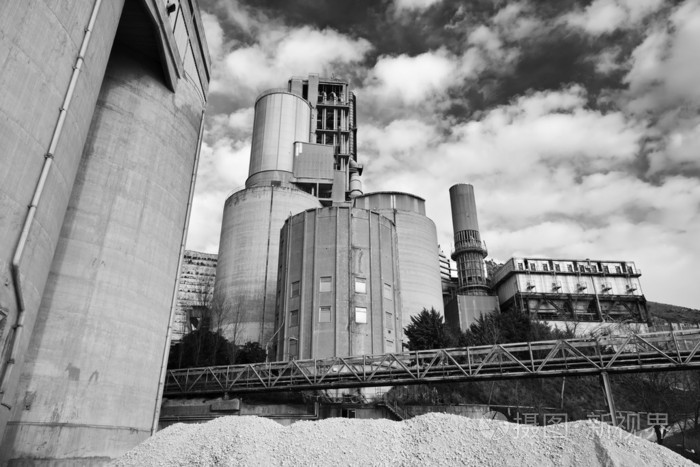 意大利的 maddaloni (那不勒斯) 水泥厂