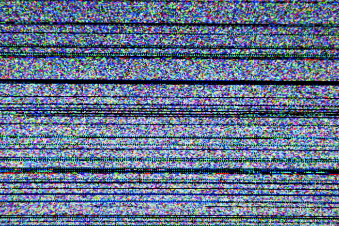 电视屏幕与静电噪声