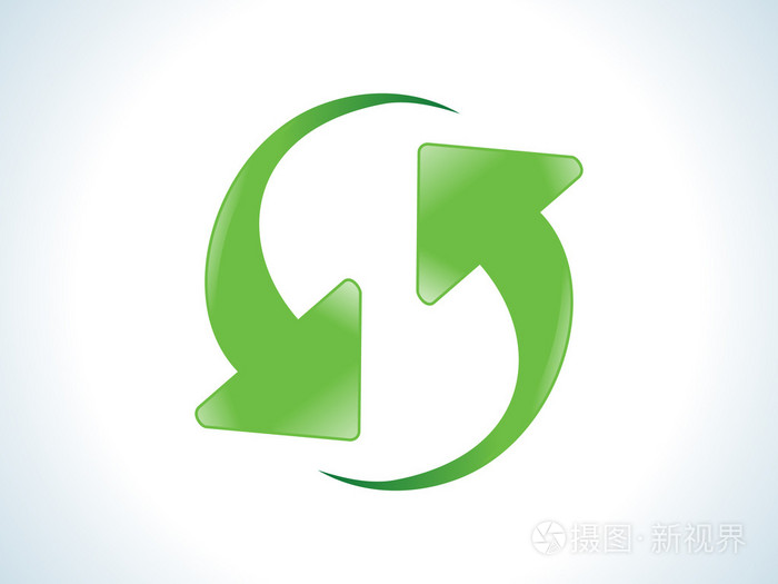 抽象光泽web刷新图标