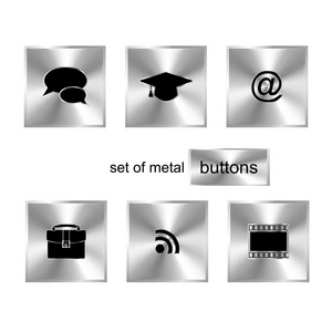 矢量金属按钮设置