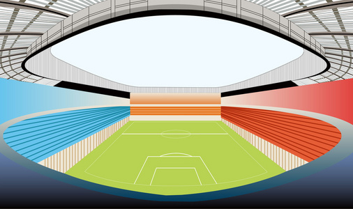体育场矢量照片