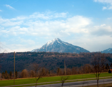 山山顶阿尔卑斯山