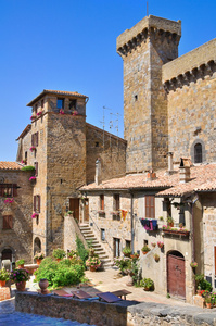 博尔塞纳的城堡。拉齐奥。意大利