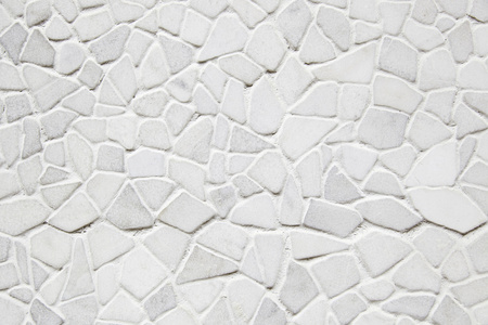 白色的石头马赛克照片