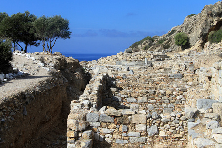 在 knidos 中的废墟