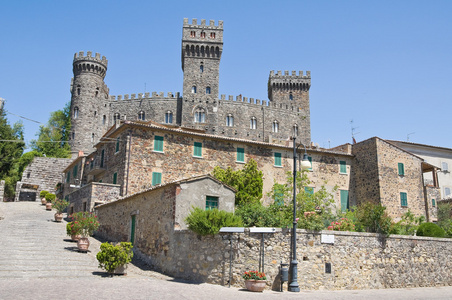 托雷 alfina 的城堡。拉齐奥。意大利