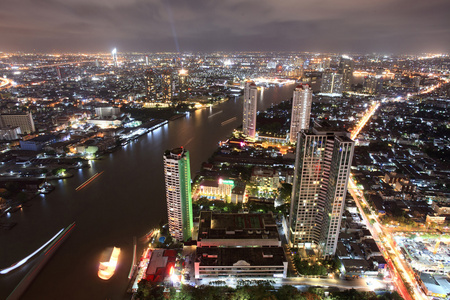曼谷城市在暮光之城