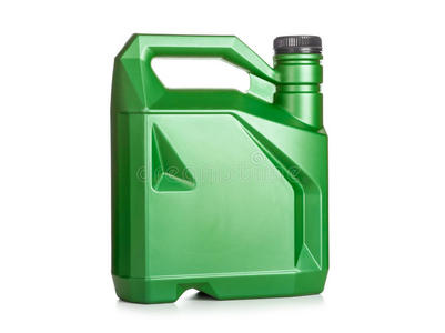 绿色塑料机油罐
