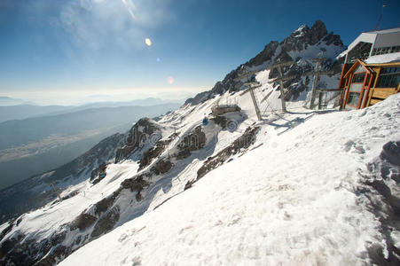 玉龙雪山，丽江，云南，中国。