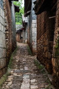 丽江蜀河古镇街居图片