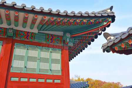 韩国传统建筑屋顶详图图片