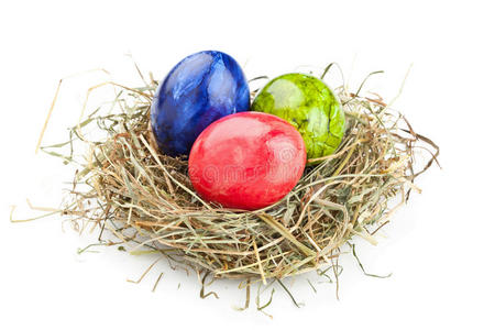 干草窝里的复活节彩蛋