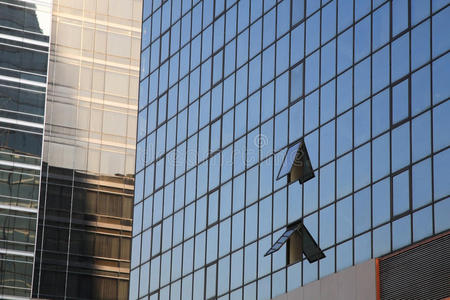 市中心 技术 外部 玻璃 建筑学 反射 摩天大楼 城市 金融