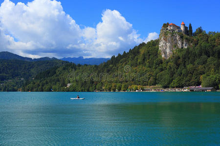 布莱德湖上的流血城堡图片