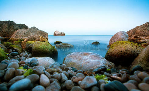 黄昏海景