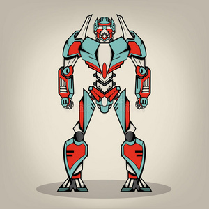 战争卡通超级战争机器人照片