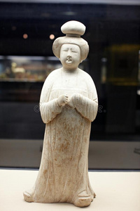 中国古代唐代女子雕像图片