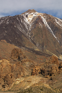 特内里费，加那利群岛，西班牙泰德火山国家公园。米