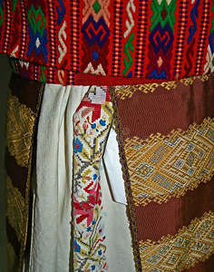 罗马尼亚传统民俗服装.细节三