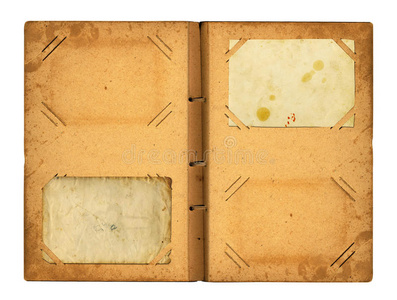 打开相册与丝带照片图片