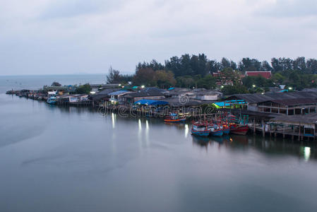 泰国罗勇省巴生的社区。