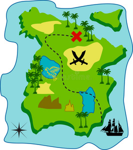 藏宝图图片大全