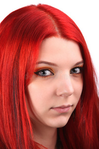 漂亮的红头发女孩