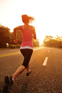 健康的生活方式健身运动女性跑步