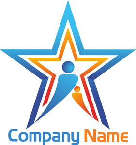 星星标志星星标志插画