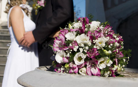 婚礼花束特写