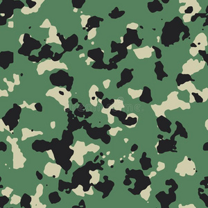 深斑点绿无缝迷彩照片