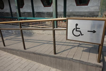 无障碍轮椅标志