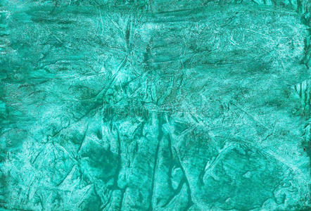 绿色抽象水粉背景