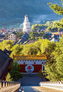 五台山风景区。