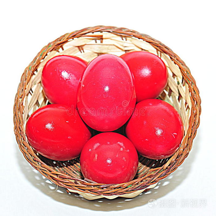 红色复活节彩蛋