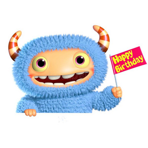 卡通该怪3d卡通蓝怪照片