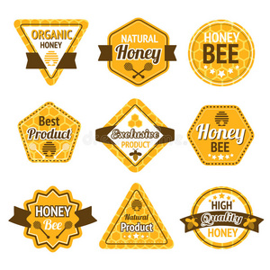蜂蜜标签集