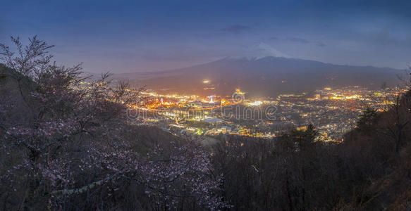 富士山城市景观