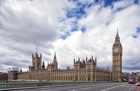 英国议会大厦和大本钟