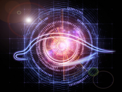 壁纸眼睛发光图片