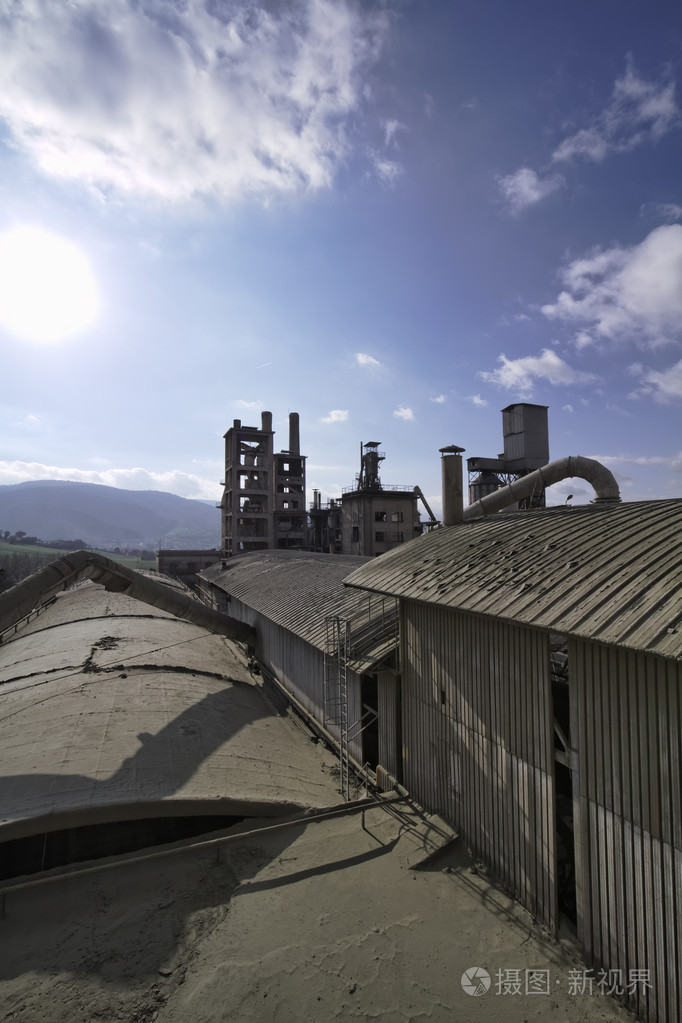 在意大利的水泥厂
