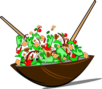 凉拌在树桩上卡通快乐巨嘴鸟