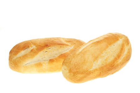 两个法国长棍面包卷