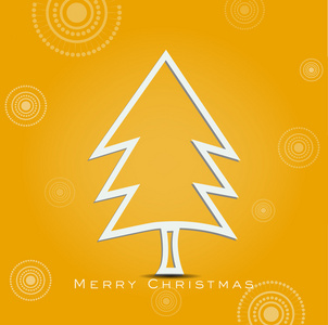 tree.greeting 张圣诞贺卡 礼品卡或邀请卡的 m